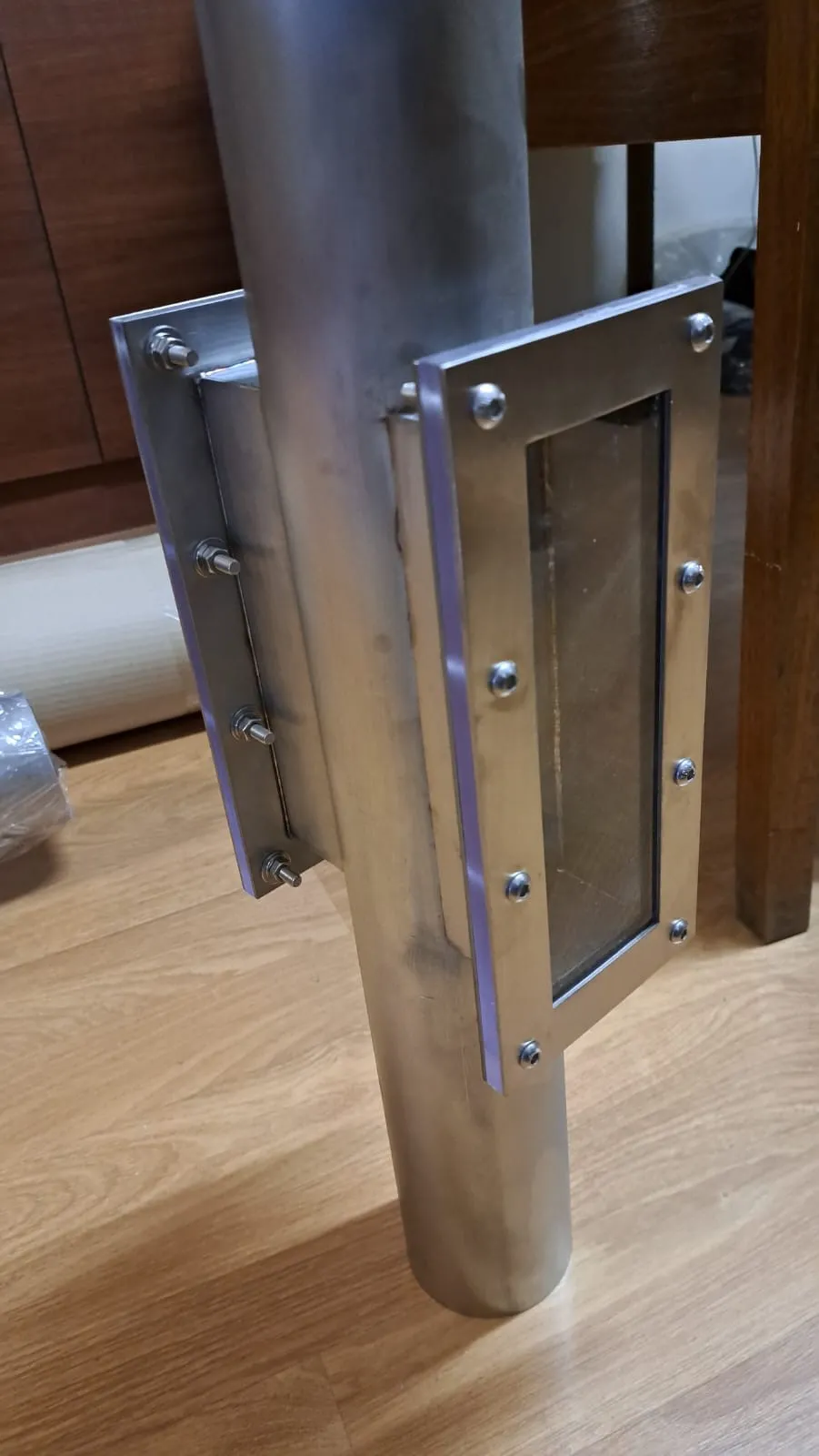 TUBO VISOR INOXIDABLE